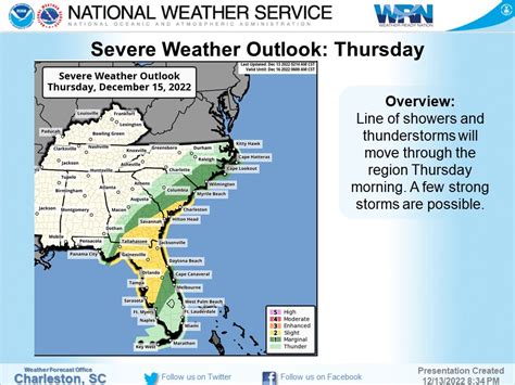 Strong thunderstorms possible with cold front Thursday night